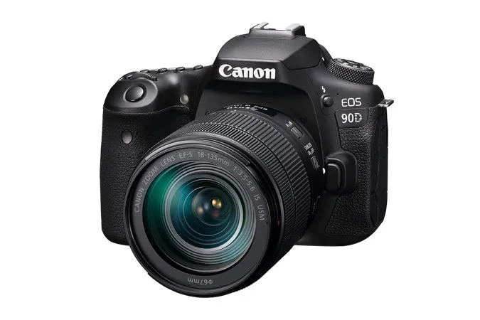 Canon EOS 90D with lens
