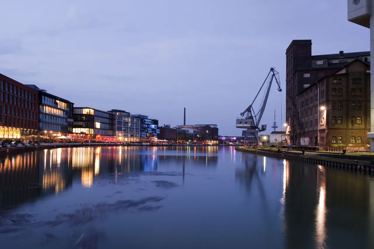 Hafen Münster Kreativkai Atmosphäre