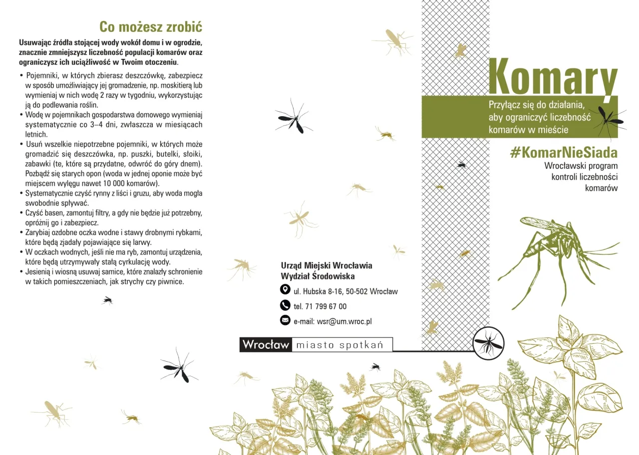 Miejsca rozmnażania komar&oacute;w