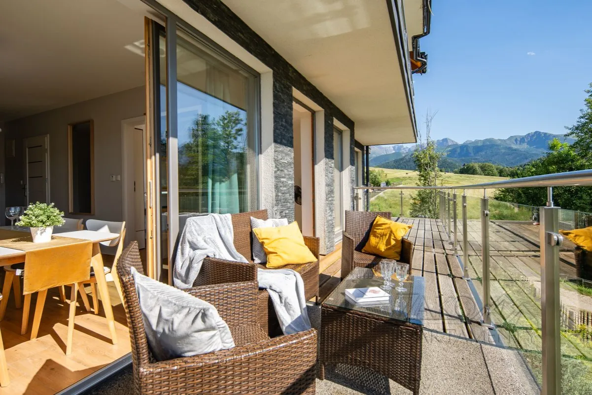 Willa na Wierchu Zakopane wnętrza pokoje apartamenty