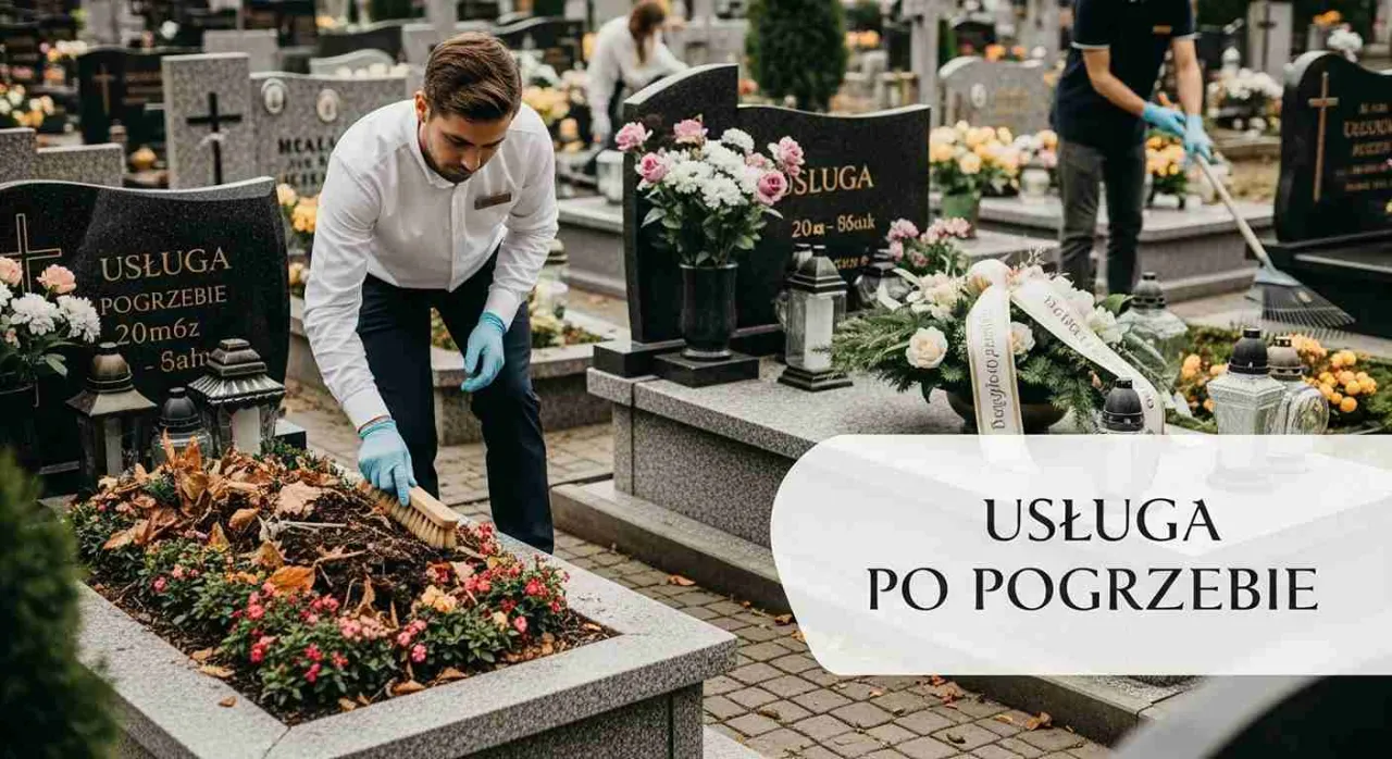Sprzątanie grobu po pogrzebie
