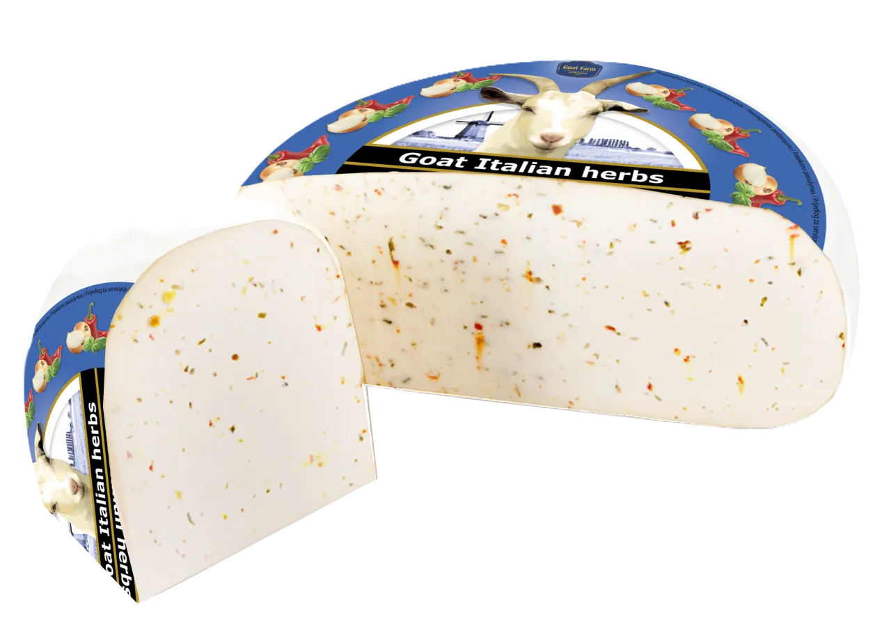 domowy ser kozi z ziołami i przyprawami