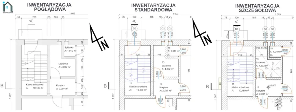 inwentaryzacja budynku pomiary rysunki techniczne