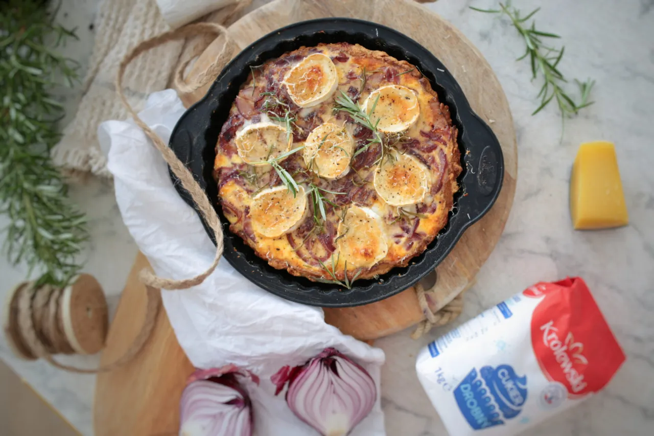 tarta z kozim serem różne warianty