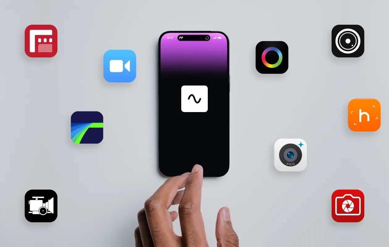 Aplikacja Video to Photo interfejs iPhone