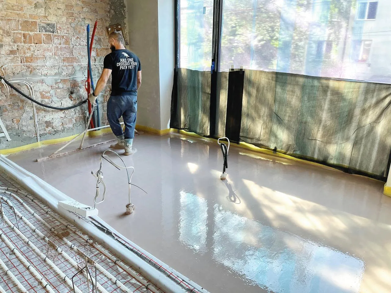 Pomiar wilgotności wylewki CM