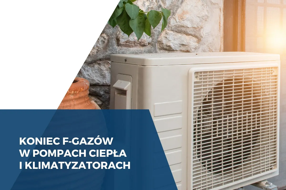 Koniec F-gazów w pompach ciepła i klimatyzatorach. Czy pompy ciepła będą zakazane? Zbliżenie na jednostkę zewnętrzną klimatyzatora.