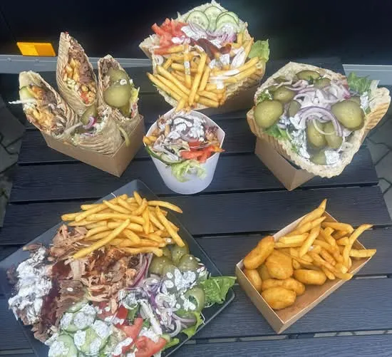 Polski kebab street food