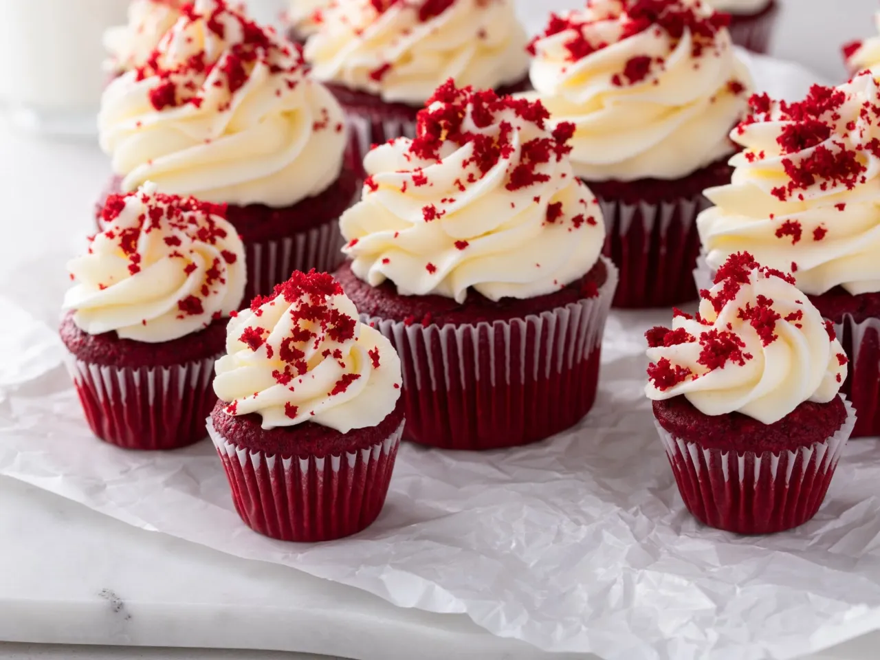 Babeczki Red Velvet bez maślanki