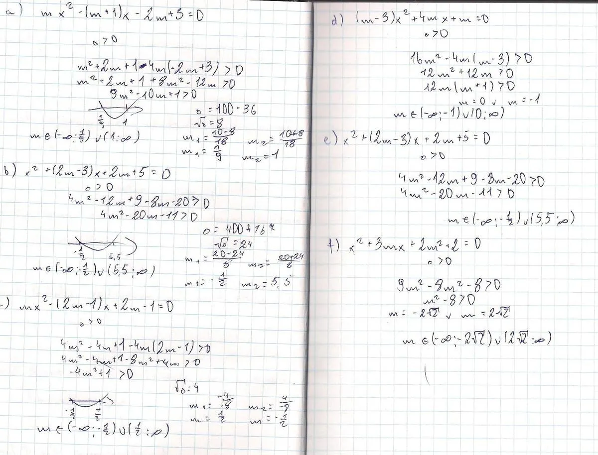 Zdjęcie Jakie wartości parametru m spełniają równanie? Odkryj odpowiedzi