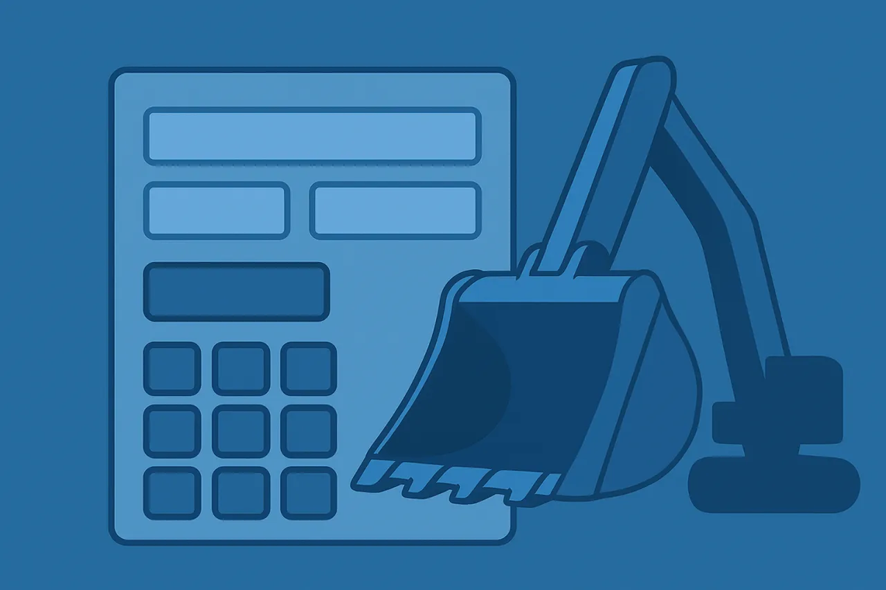 różnica pojemność geometryczna a nasypowa łyżki koparki