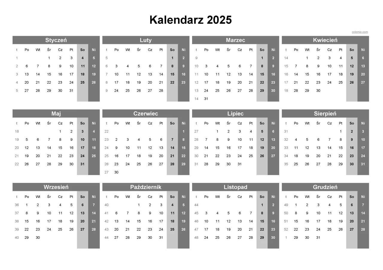 kalendarz 2025 z zaznaczoną datą i polskimi monetami