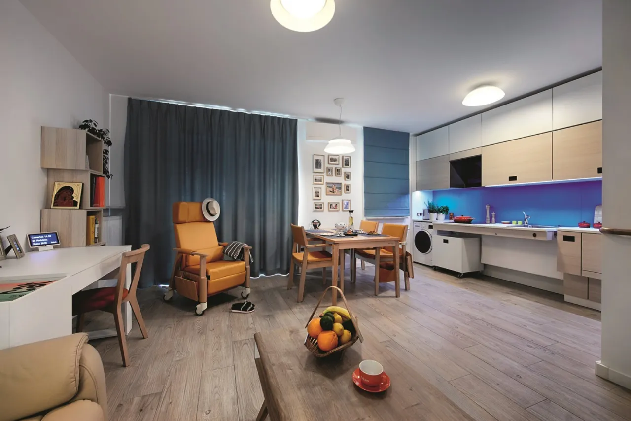 Dom Seniora Atrium wnętrza pokój dzienny