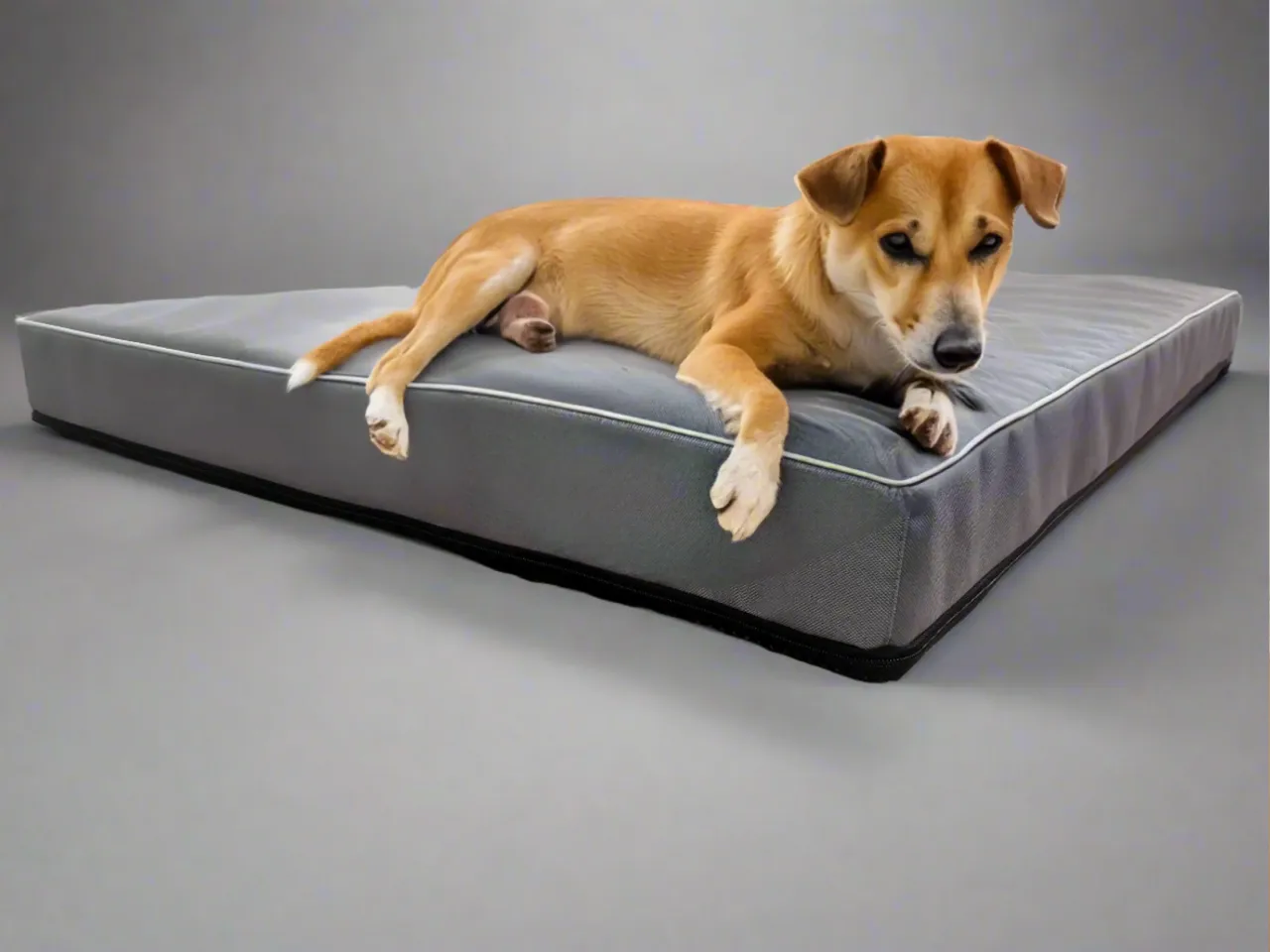 wytrzymały materiał na legowisko dla psa z bliska