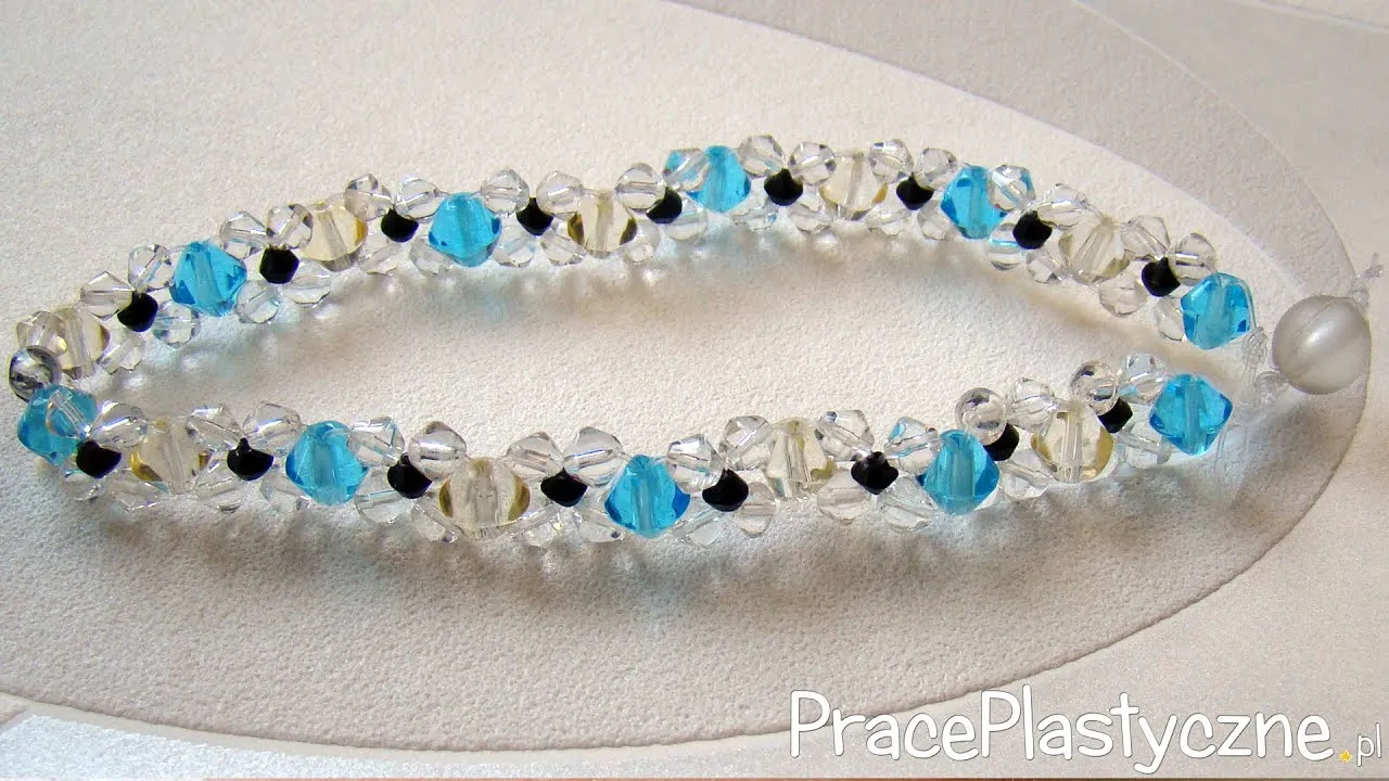 bransoletki z koralików na gumce różne wzory