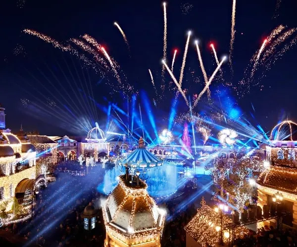 Phantasialand Wintertraum Lichtershow