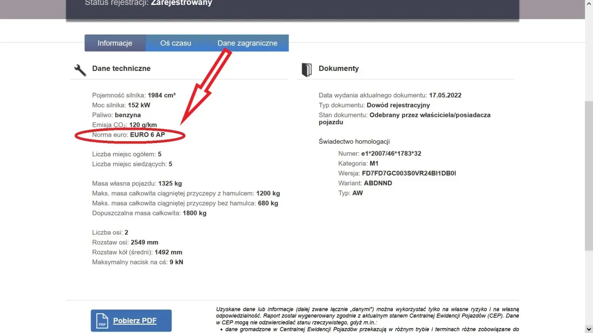Zdjęcie Wzór certyfikatu emisji spalin euro – jak uzyskać ważny dokument