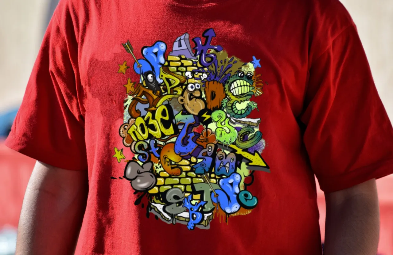 Graffiti T-Shirt Styles Vergleich