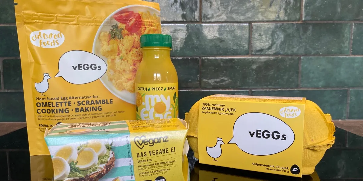 Wegański proszek jajeczny opakowanie