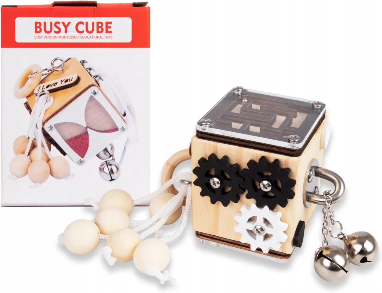 Bezpieczna drewniana kostka sensoryczna certyfikaty