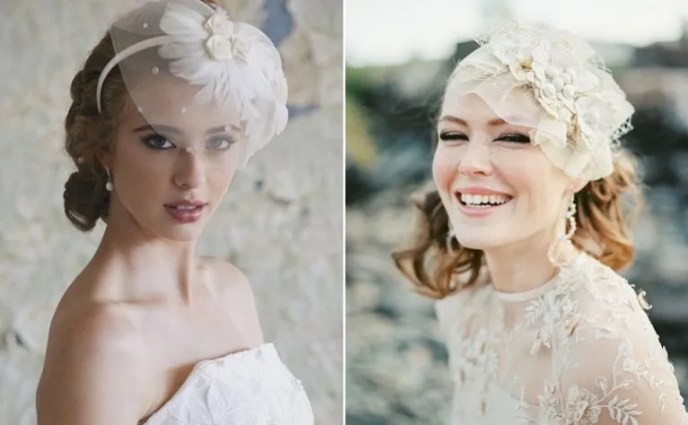 toczek ślubny fryzury