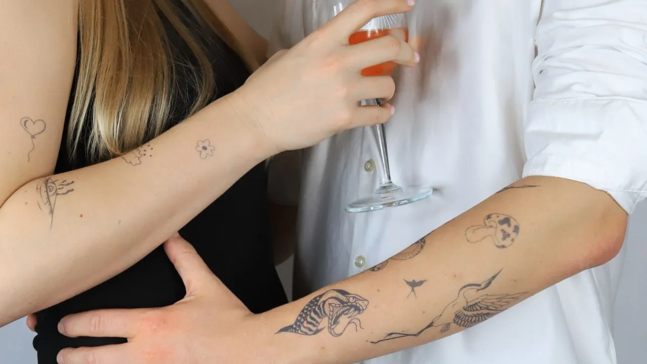 przykłady tatuaży małych średnich dużych