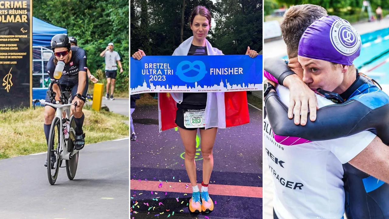 Alicja Pyszka Bazan jako zwyciężczyni Bretzel Ultra Tri 2023.