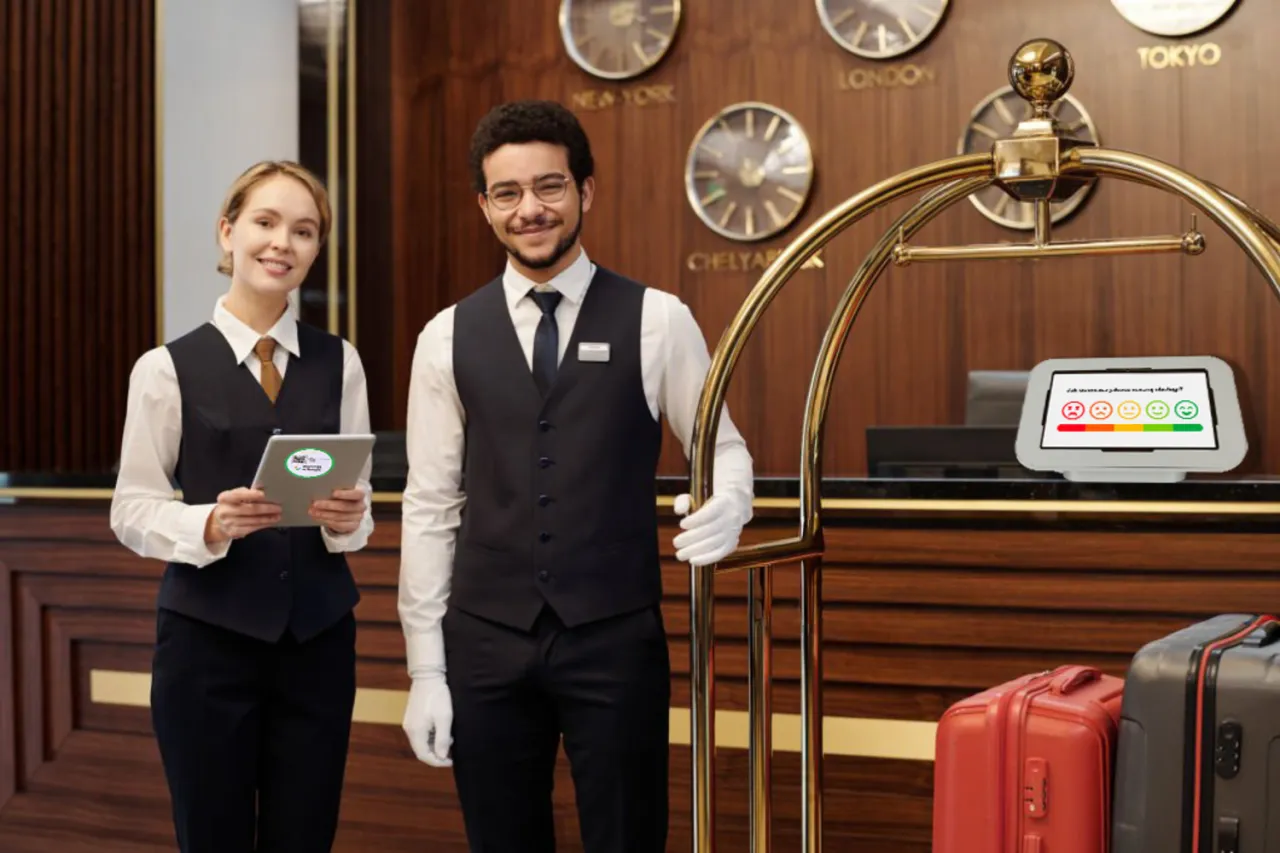 recepcja hotelowa pytanie obsługa