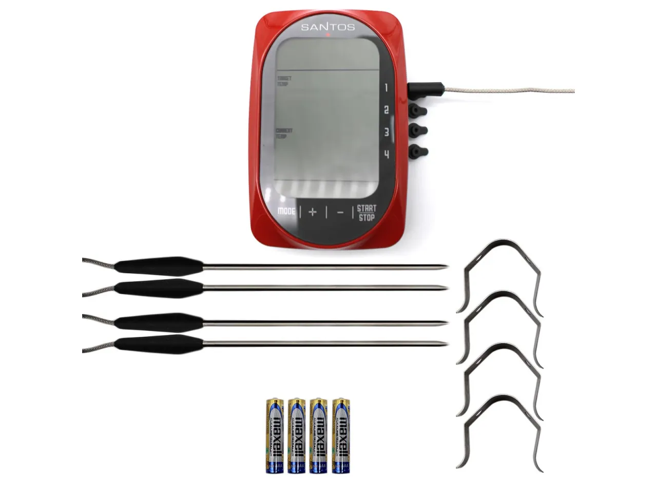 r&oacute;żne typy termometr&oacute;w do grilla