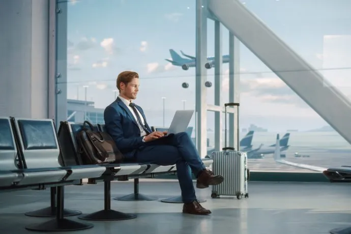 podróż służbowa zagraniczna lotnisko