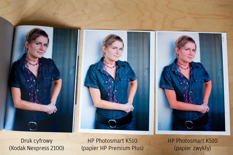 zdjęcia z telefonu porównanie jakości wydruku