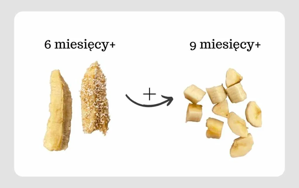 banan BLW niemowlę
