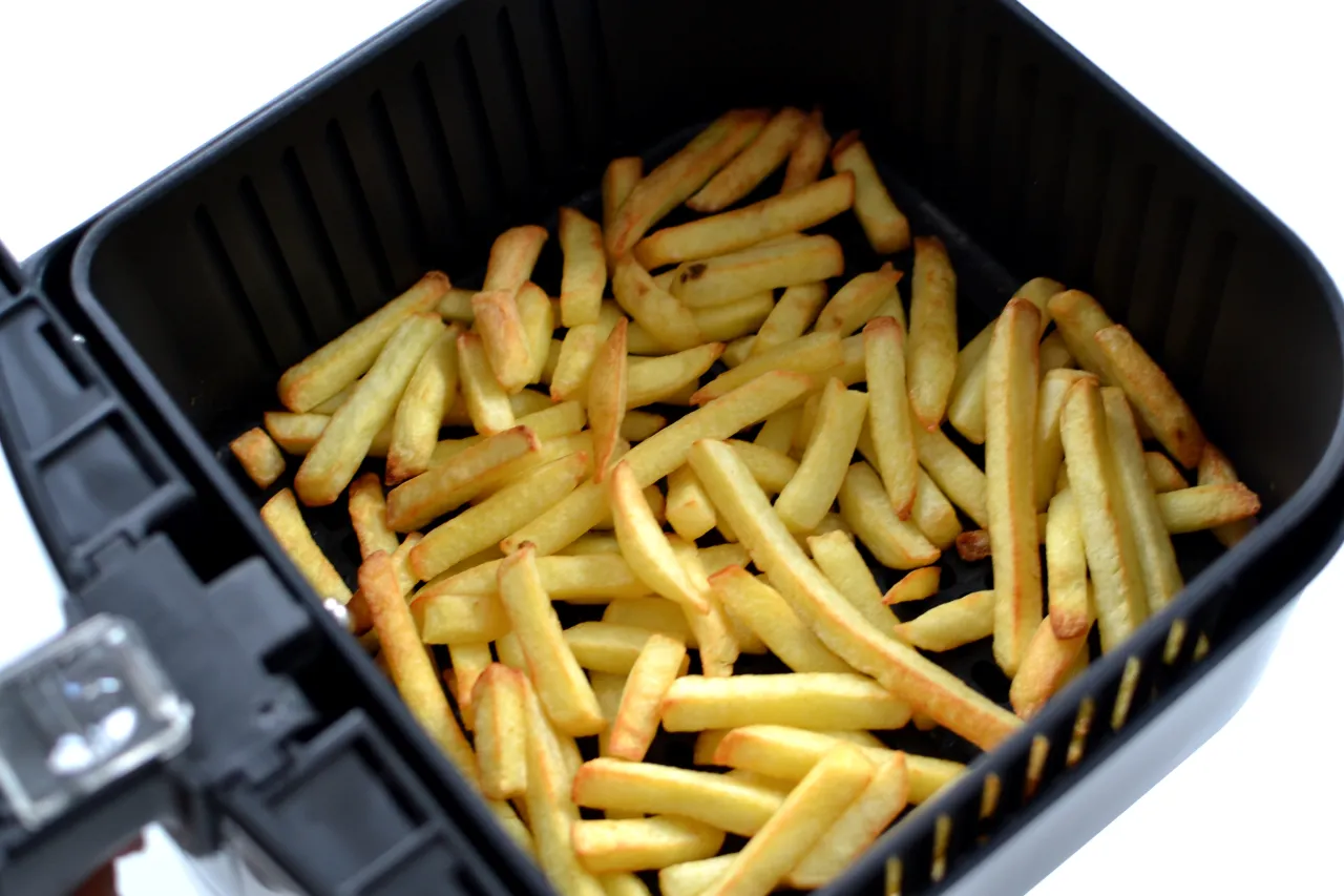 Frytki z frytkownicy beztłuszczowej air fryer