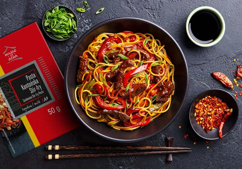 składniki na chow mein