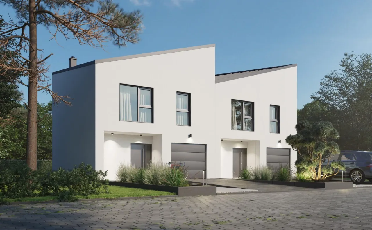 Gotowy dom bliźniak na sprzedaż