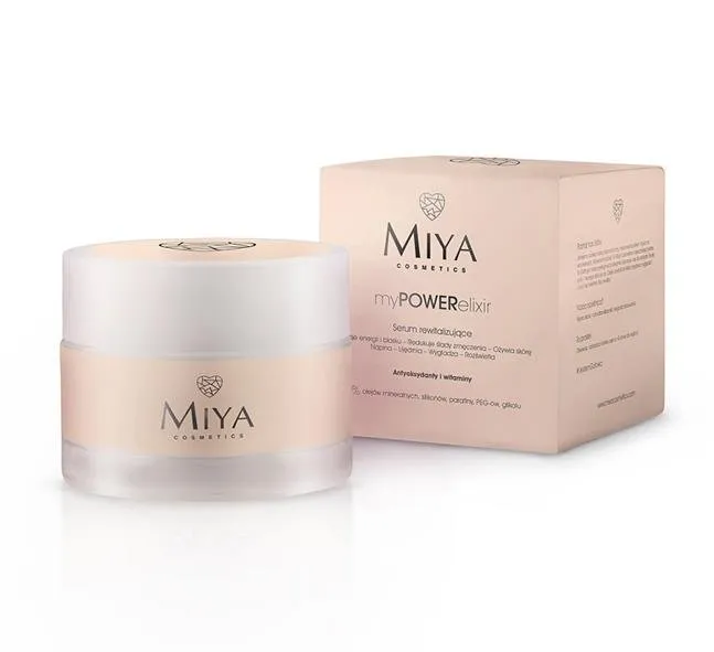 Flakon Miya myPOWERelixir oraz kluczowe składniki naturalne