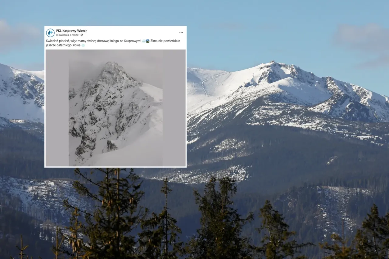 pogoda na Kasprowym Wierchu lato zima por&oacute;wnanie