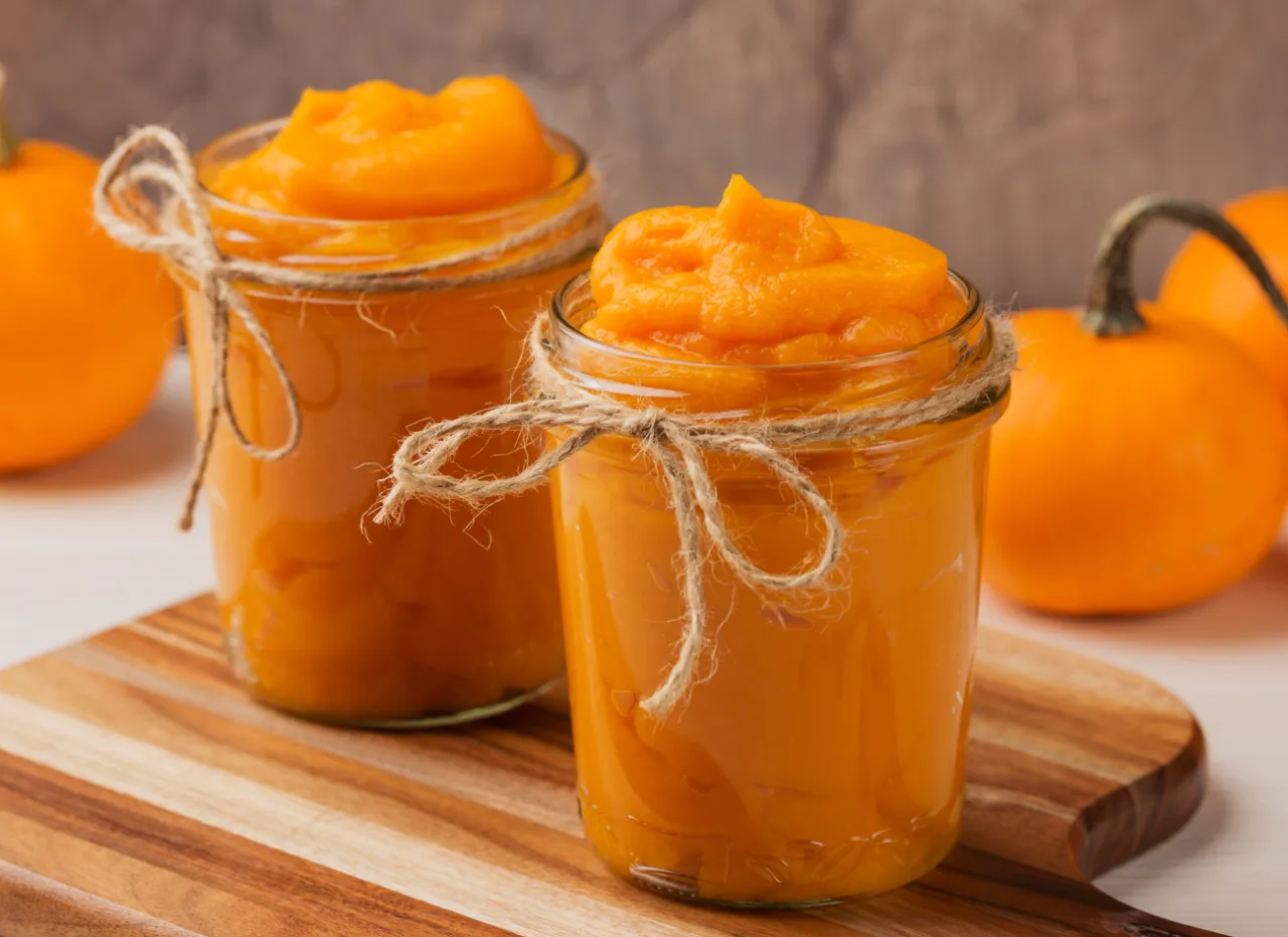 Składniki na mus dyniowo-pomarańczowy