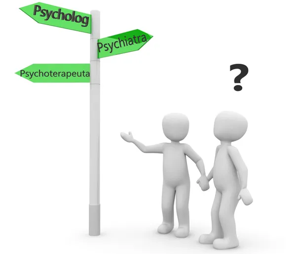 psychiatra psycholog różnice grafika