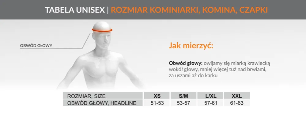 jak zmierzyć obwód głowy do czapki instrukcja