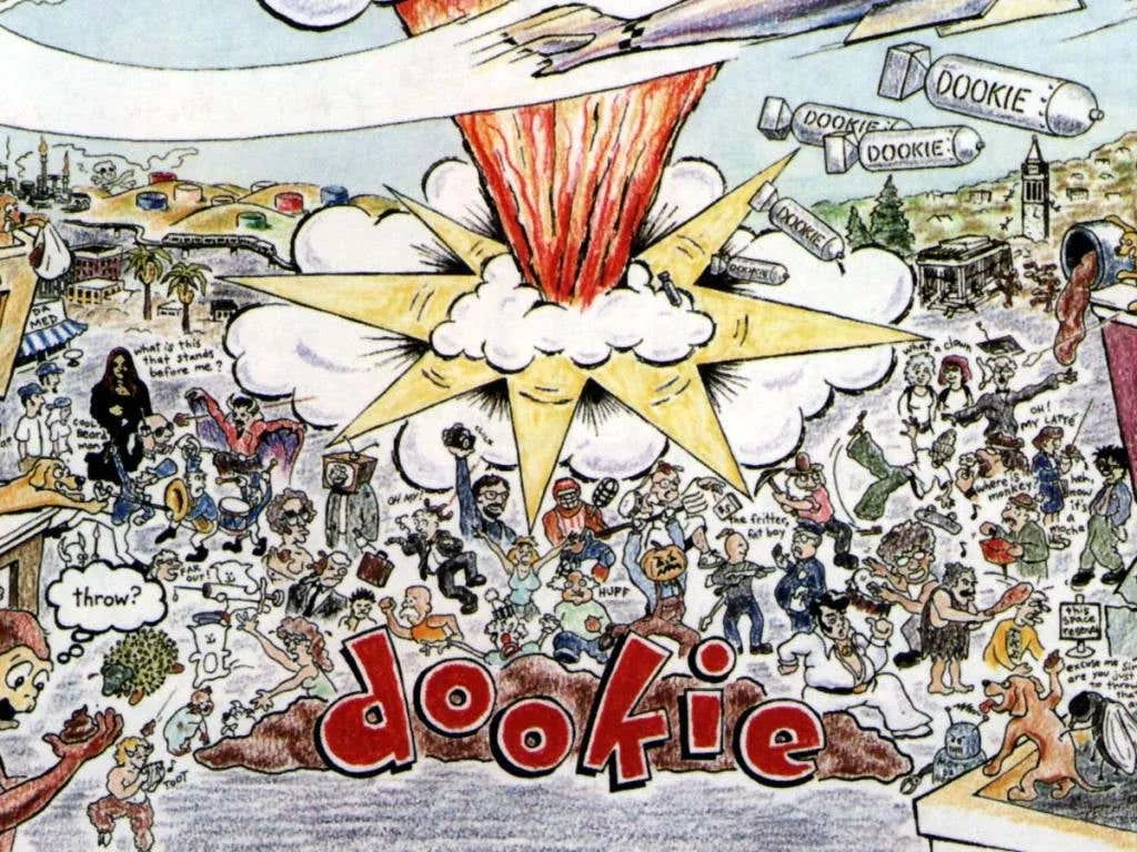 Green Day Dookie Album Cover