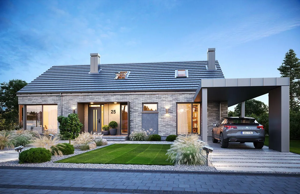 Usytuowanie budynku na działce odległości od granicy