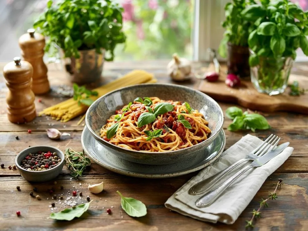 Świeże zioła do spaghetti