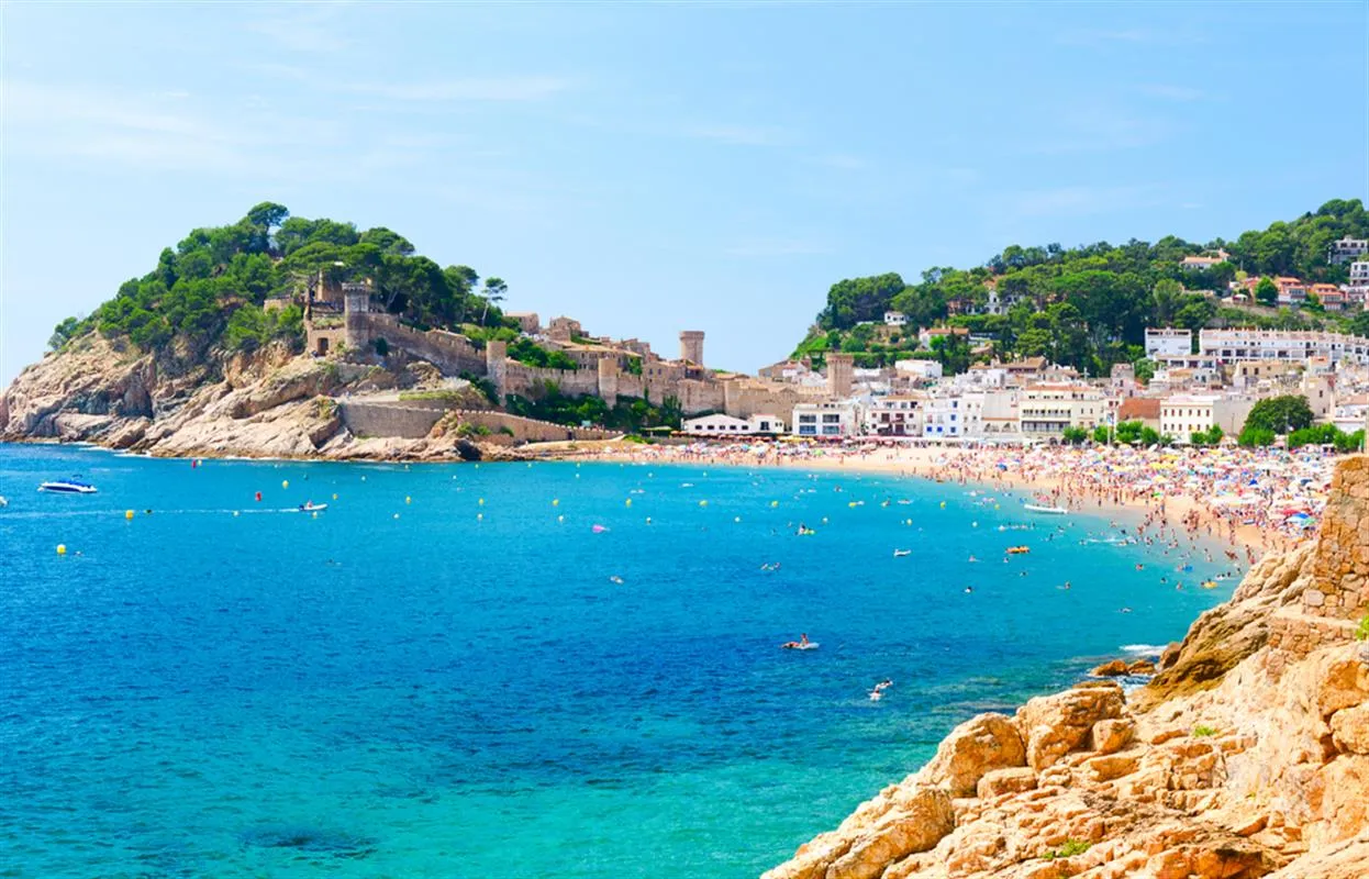 Tossa de Mar Vila Vella spiaggia