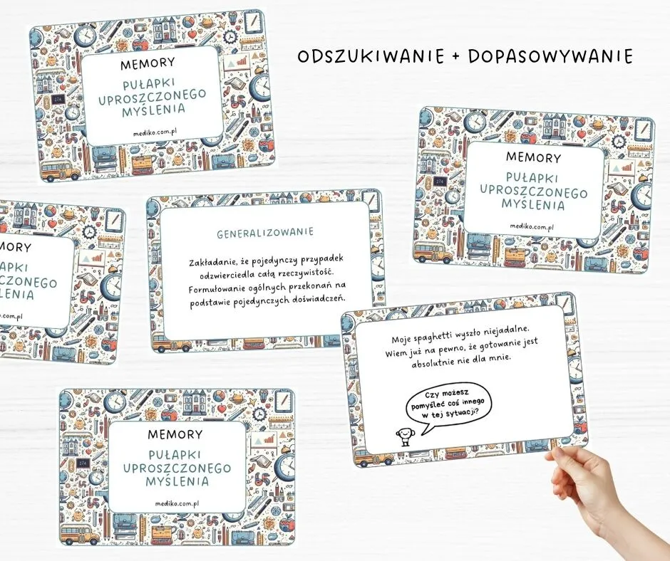 pułapki myślowe, błędy poznawcze