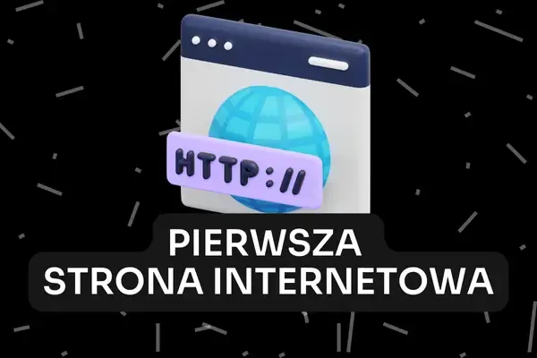 pierwsza strona internetowa wygląd