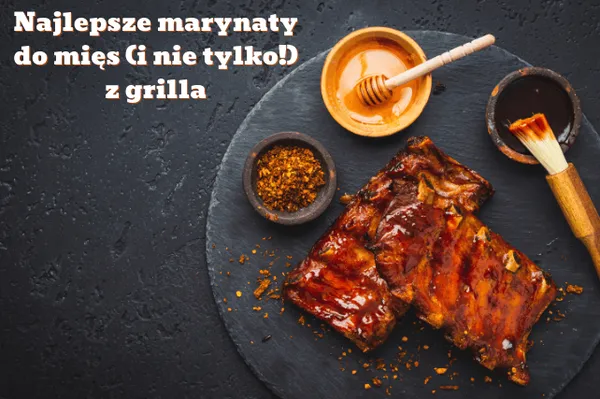 r&oacute;żne marynaty do mięsa