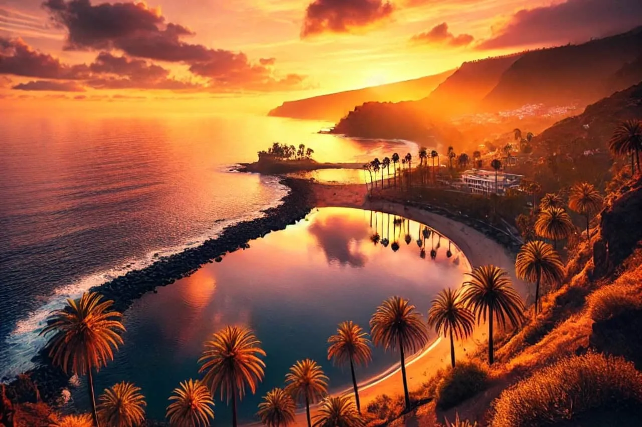 Krajobraz Wysp Kanaryjskich, słońce, różnorodność