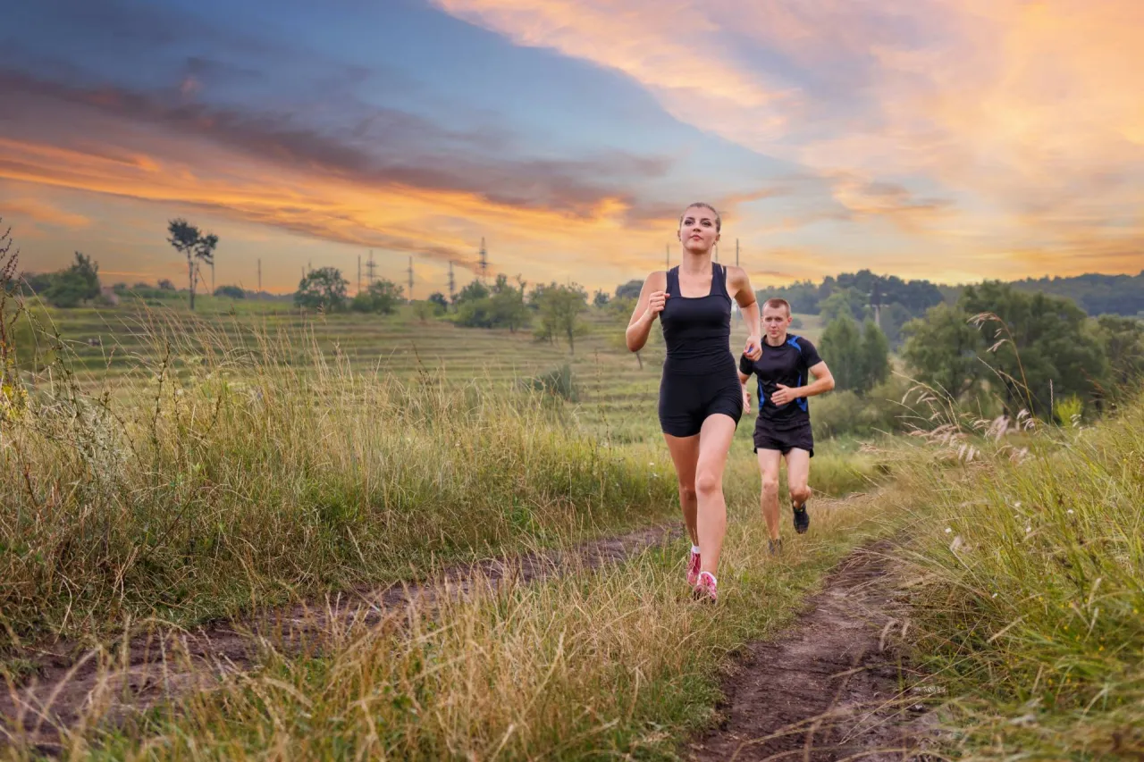 Biegacz w ruchu, efekty fizyczne biegania