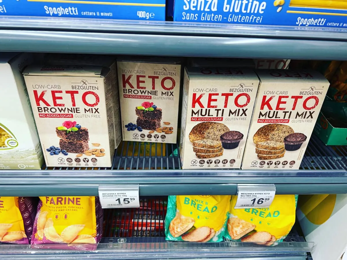 produkty keto sklep, gotowe keto przekąski supermarket